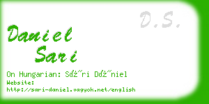 daniel sari business card